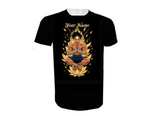 เสื้อยืดลายมวยไทย สวยงาม เพิ่มชื่อได้ตามต้องการ : KNTSHCUST-025