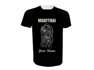 เสื้อยืดลายมวยไทย สวยงาม เพิ่มชื่อได้ตามต้องการ : KNTSHCUST-028