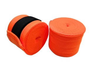 ผ้าพันมือมวยไทย Kanong รุ่นผ้ายืด : สีส้ม