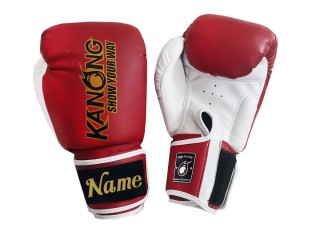 สั่งทำนวมชกมวย ปักชื่อข้อมือ : KNGCUST-414