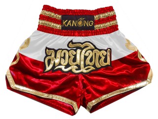 กางเกงมวยไทยปักชื่อ : KNSCUST-1261-ออสเตรีย