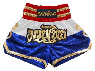 กางเกงมวยไทยปักชื่อ : KNSCUST-1261-เนเธอร์แลนด์