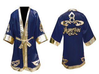 เสื้อคลุมมวยไทย KANONG Boxing Robe ปักชื่อได้ : สีกรมลายไทย