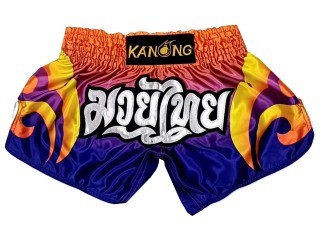 กางเกงมวยไทย กางเกงมวย เอวต่ำ Kanong : KNSRTO-507