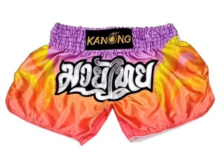 กางเกงมวยไทย กางเกงมวย เอวต่ำ Kanong : KNSRTO-509