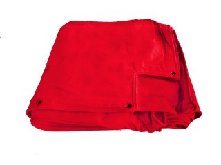 ผ้าใบเวทีมวย ผ้าใบเวทีเปล่า สีแดง 4x4 เมตร สกรีนโลโก้ได้