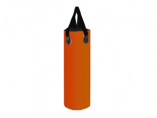 กระสอบทรายแบบแขวนพร้อมบรรจุหนัง PU 120 cm  : สีส้ม