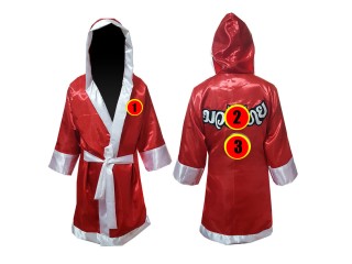 เสื้อคลุมมวยไทยสั่งทำ KANONG Boxing Robe ปักชื่อได้