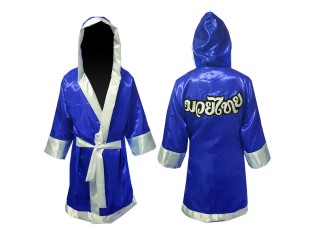 เสื้อคลุมมวยไทย KANONG Boxing Robe ปักชื่อได้ : สีน้ำเงิน