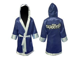 เสื้อคลุมมวยไทย KANONG Boxing Robe ปักชื่อได้ : สีกรม