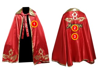 เสื้อคลุมมวยไทยแบตแมนสั่งทำ แบรนด์คะนอง ปักชื่อได้