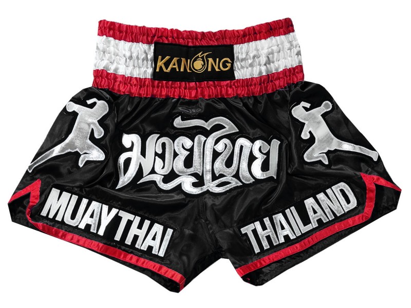 กางเกงมวยไทย กางเกงมวย Kanong : KNS-133-ดำ