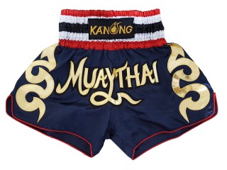 กางเกงมวยไทย กางเกงมวย สำหรับเด็ก Kanong : KNS-120-กรม