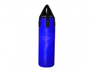 [บรรจุแล้ว] กระสอบทรายมวยไทย Heavy Bag รุ่น Professional หนัง Microfiber : สีน้ำเงิน 120 ซม