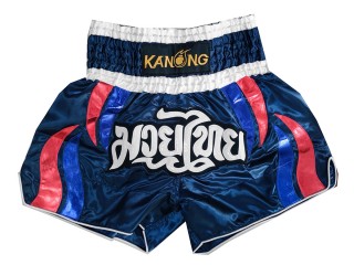 กางเกงต่อยมวย Kanong : KNS-138 กรม