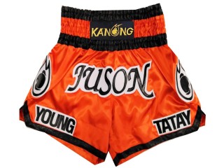 กางเกงมวยสากล กางเกงบ็อกซิ่งปักชื่อ : KNBXCUST-2013