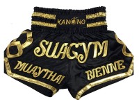 กางเกงมวยไทยปักชื่อ แบรนด์คะนอง : KNSCUST-1001