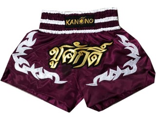 กางเกงมวยไทยปักชื่อ : KNSCUST-1006