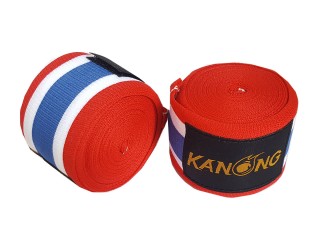 ผ้าพันมือ สำหรับชกมวย Kanong รุ่นมาตรฐาน : ธงไทย