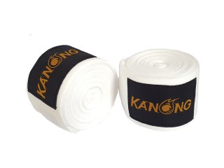 ผ้าพันมือชกมวย Kanong รุ่นมาตรฐาน : ขาว