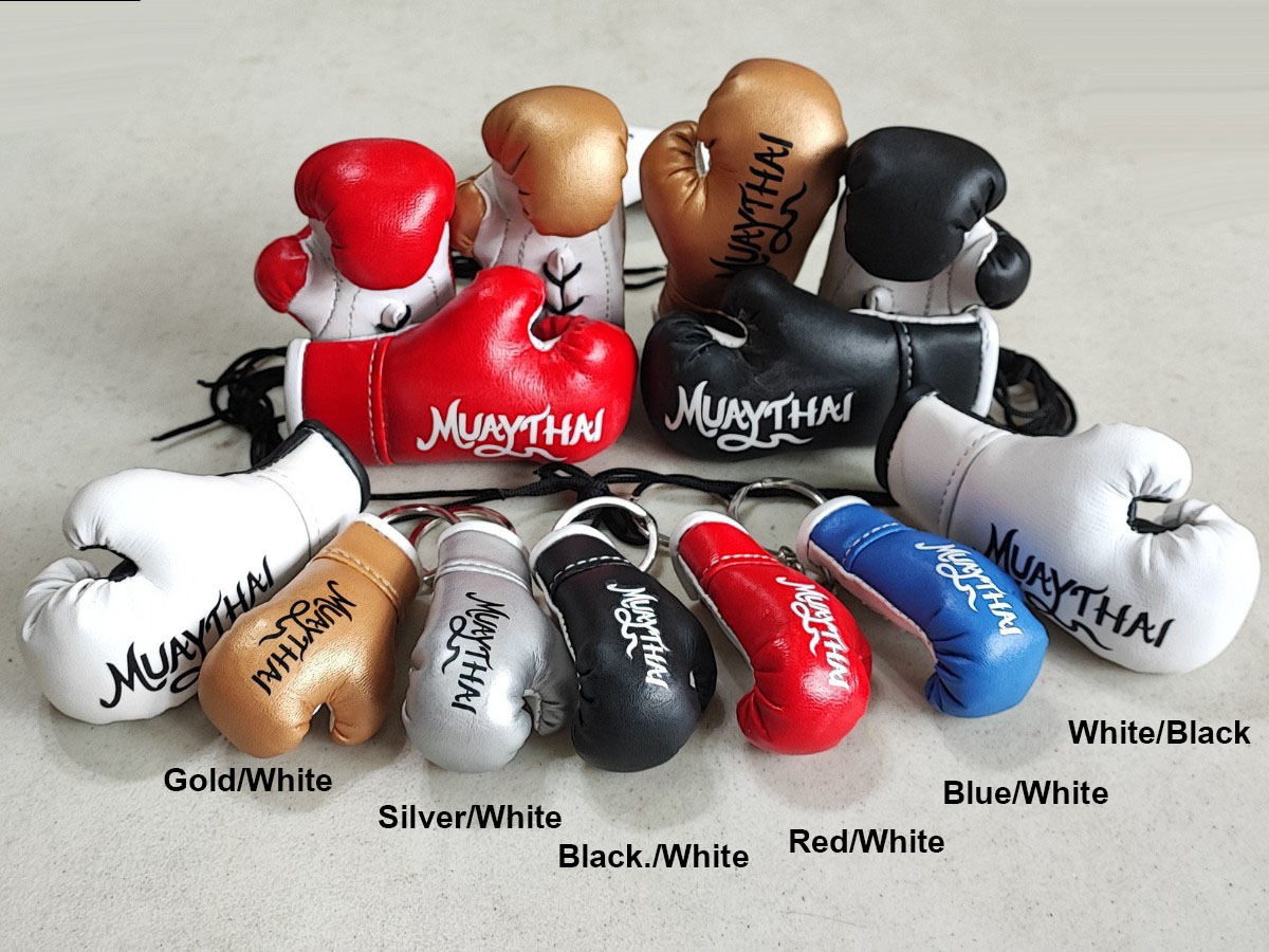 thumbnail image 2 of Muay Thai Boxing Pants Keychains - 2pcs Set Red & Blue 3D Resin Keyrings, Handcrafted Souvenirs 2 of 10